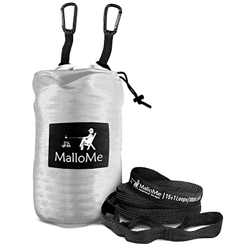 image for MalloMe Double & Single Portable Camping Hammock - Parachute Lightweig