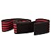 RitFit Knee Wraps (Pair) - Ideal for Squats, Powerlifting, Weightlifting, Cross Training WODs & Gym Workout - Compression & Elastic Support - for Men & Women - Bonus Carry Case