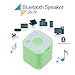WONFAST The World's Smallest Magical and Portable Multifunction Wireless Bluetooth Speaker with Bluetooth Remote Shutter,Anti-theft device of phone,Impressive Sound Quality You Never Imagine,Great for Listening Music,Taking self-portraits, Bluetooth Chat-(Green)