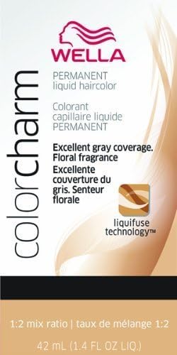 Wella Color Charm 6N/611 Dark Blonde Permanent Liquid Hair Color Value Packs (4 pcs) by P&amp;G by Well Color Charm