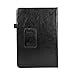 GMYLE(TM) Black Crazy Horse Pattern PU Leather Slim Folio Magnetic Flip Stand Case Cover with Wake Up Sleep Function for Barnes & Noble Nook HD+ Plus 9