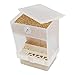 FinYii No-Mess Automatic Bird Feeder – Parrot Feeder Cage Accessories Supplies for Parakeet Canary Cockatiel Finchthumb 1