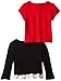 Nannette Baby Girls' 3 Piece Cardigan Set Tee with Legging Set