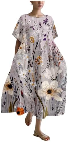 womens easter dress 2025 Womens Easter Dresses 2025 Casual Short Sleeve Crew Neck Midi Dress with  Pockets Funny Rabbit Egg Print Floral Dress Summer Trendy Oversized Flowy  Dress Beach Sundresses S at Amazon Women's Clothing store