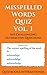 Misspelled Words Quiz