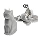 PyroPet Candles Kisa Candle, Gray