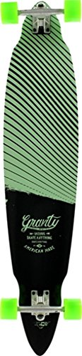 Gravity Skateboards Pintail Bird Lines Mint Complete Longboard - 9.25