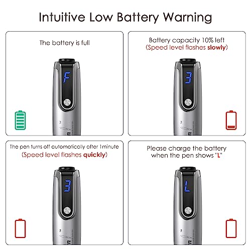 Original Dr. pen Ultima M8S Microneedling Pen: Wireless Microneedling Pen with 7 Type Replacement Cartridges - for Wrinkle Stretch Marks Scar and Hair Loss Treat