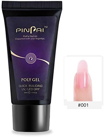 Poly Gel PolyGel Acrylic Nail Enhancement UV Builder Lace Glue Gel Nails Extension Tips Electric Nail Drill (A)