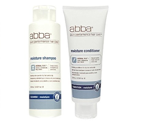 Abba Pure Moisture Performance Hair Care Set Of 2 Shampoo 250 Ml