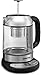 Gourmia GDK290 Electric Glass Tea Kettle With Built In Precise Steeping Tea Infuser, Programmable Temperature Pedestal Control Panel, 2 Quarts