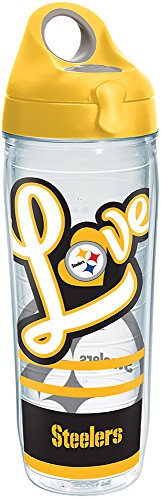 Tervis 1280950 NFL Pittsburgh Steelers Love Tumbler with Wra