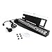 32W LED Lightbar Visor Light Windshield Emergency Strobe Split Mount Deck Dash Lamp (Purple&White)
