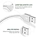 iPhone Cable,AOFU Lightning Cable 4Packs 3FT 6FT 6FT 10FT to USB Syncing and Charging Cable Data Nylon Braided Cord Charger for iPhone 7/7 Plus/6/6 Plus/6s/6s Plus/5/5s/5c/SE and more (Silver&White)