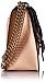 Anne Klein Diana Large Double Flap Chain Bag Convertible Shoulder Bag, NATURAL - DOLPHIN/BLACK (WHIP STITCH), One Size