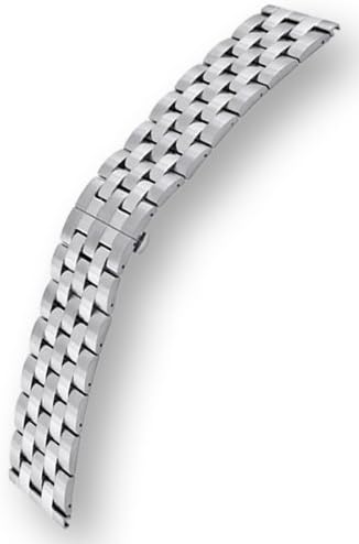 Vollmer Brushed Finish Solid Link Heavy Bracelet 07042H7 (22mm)