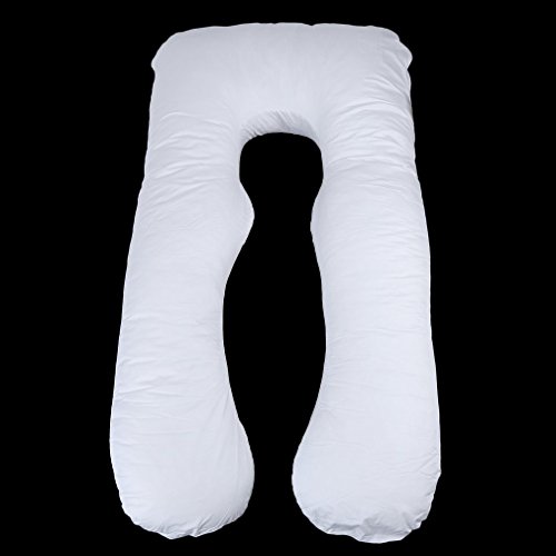 Belovedkai Pregnancy Pillow, Full Body Maternity Pillow U Shaped Pregnant Body Pillow,Maternity Support Cushion for Pregnant and Nursing Women (White)