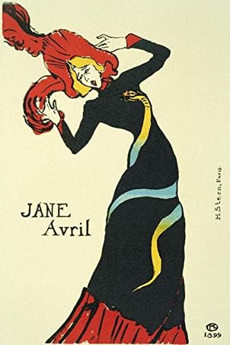 Amazon Co Jp ポスター ジェーンアヴリルフランス語 サイズ インテリア 壁紙用 絵画 アート 壁紙ポスター ホーム キッチン