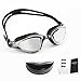 [2016 NEW UPGRADED]Shieldo Adult Fashion Comfortable Durable Design Anti Fog Mirrored Swim Goggles For Men and Women With 3 Interchangeable Nose Pieces and Protection Case