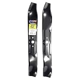 Maxpower 561547B 2-Blade Set for 42" Cut MTD/Cub Cadet/Troy-Bilt Replaces 742-3033, 759-3830, 742-04101, Black