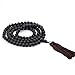 OVALBUY Tibetan Buddhist 8mm 108 Volcano Stone Beads Prayer Mala Necklace/Bracelet with Guru Bead