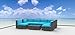 Urban Furnishing.net - OAHU 7pc Modern Outdoor Wicker Patio Furniture Modular Sofa Sectional Set, Fully Assembled - Sea Blue