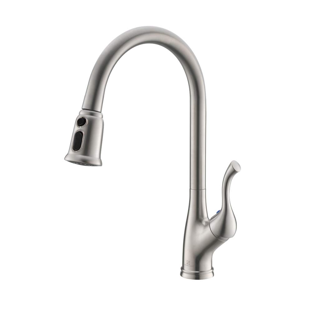 Best Brushed Nickel Pull Out Kitchen Faucet