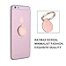 Ouktor Finger Ring Stand 2 Pack, 360° Rotary Cell Phone Adjustable Ring Stand Grip Mount Kickstand for iPhone X 8/8 Plus, Galaxy S8/S8 Plus and Almost All Cases/Phones (Black+Rose Gold)