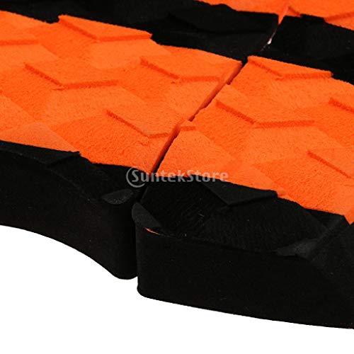 5 Piece Stomp Grip Deck Traction Tail Pad for Surfing Skimboarding Longboard - Thumbnail 2
