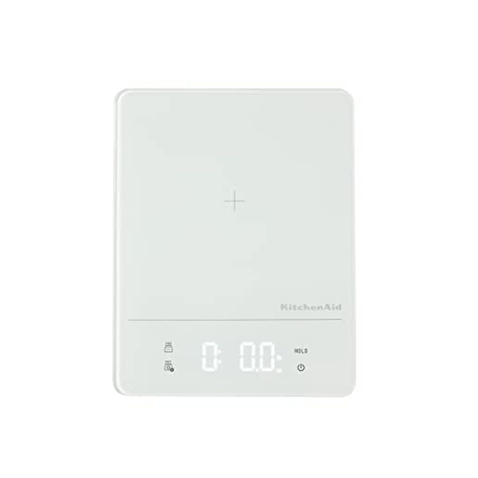 KitchenAid KQ913 Digital Waterproof (IPx7) Kitchen and Food Scale, LED readout, 11 Pound Max Capacity, White