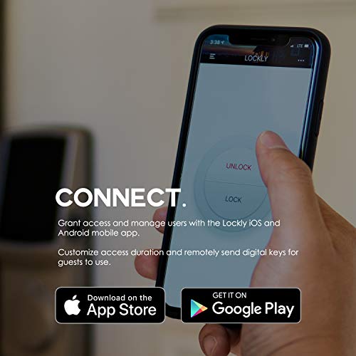 Lockly Keyless Entry Smart Lock, PIN Genie Door Lock (PGD 728) with