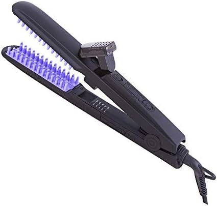 Hair Straightener, Hair Flat Iron Straightener with STEAM Technology \u0026 5D heating Teeth Adjustable Temperature Negative ion steam Hair straightener，Suitable for everyone