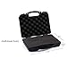 Daoe NWT110 Lockable Hard Pistol Gun Case with Pluckable Foam, TSA Approved