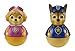 Weebles Paw Patrol Series 1 Wobbily Figures Chase + Skye