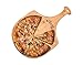 Frederica Trading Bamboo Pizza Peel Paddle | Wooden Pizza Paddle for Baking Pizza, Bread, Fruits & Vegetables | Lightweight Pizza Cutting Board with Handle, Wooden Pizza Peel for Home & Oven - LG Size