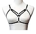 Jelinda Women Harness Elastic Cupless Cage Bra Hollow Out Strappy Crop Top (3)