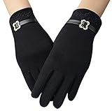 Womens Touch Screen Winter Thick Cold Weather Warm Gloves by Chalier