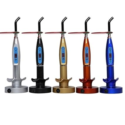 Supershu dental Polymerisationslampe Kabellos Power-Spitze Curing Light LED 1500 MW
