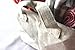 Storage Basket Storage Bin Storage Cube with Handles Small Canvas Fabric Cotton Linen Collapsible, French S, Small(8.25 x 7.87 x 5.91 inch)