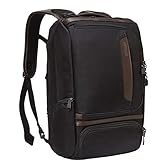 eBags Professional Slim Laptop Backpack with Leather Trim for Travel, School & Business - Fits 17