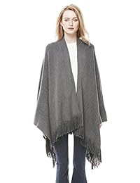 Lovful - Chal para mujer, cálido, de cachemir, con capas, para invierno
