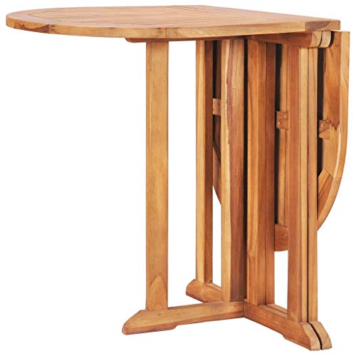 vidaXL Teak Massiv Gartenmöbel 5-TLG. Klappbar Sitzgruppe Lounge Gartengarnitur Gartenset Sitzgarnitur Klapptisch Klappstuhl Tisch Stühle – Bild 6