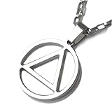 BeOne®Personalized AA Silver Tone Pendant Necklace Link Hip Hop Eminem Rap Jewelry
