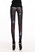 Pink Wind Ladies Sexy Galaxy Space Print Leggings Pant Stretch Tights (One Size, Galaxy Orange)