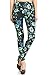 R711-OS All Things Lush Print Fashion Leggings