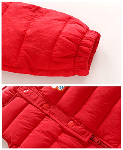 Mangka Toddler Snowsuits Baby Girls Boys Winter Snow Pants (Black,4T)