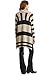 Umgee Women's Long Sleeve Striped Cowl Neck Sweater Tunic