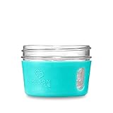 4 Ounce Mason Bottle Silicone Sleeve: Fits Any 4 Ounce Regular-Mouth Mason Jar (Agave Color). Made in The USA.