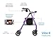 NOVA Vibe 6 Rollator Walker, Purple