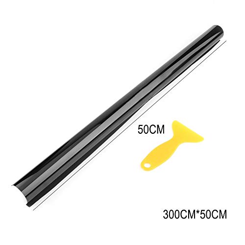 3mx50cm VLT Black Car Auto Home Glass Window Tint Tinting Film Roll Scraper